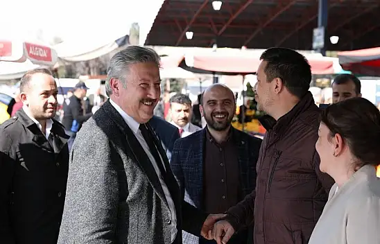 Başkan Palancıoğlu'na sevgi dolu karşılama