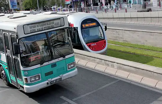 Bayramda Kayseri'de ulaşım ücretsiz mi?