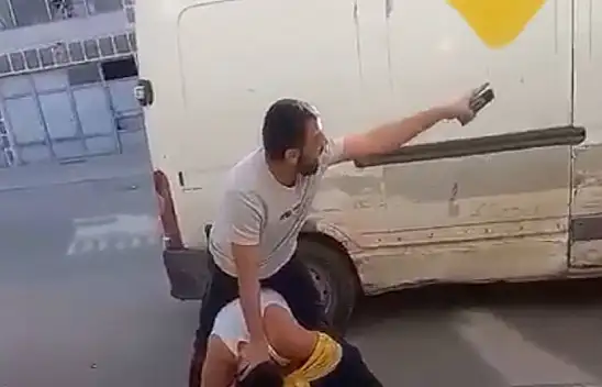 Nevşehir'de polis memuru vatandaşa biber gazı sıktı!