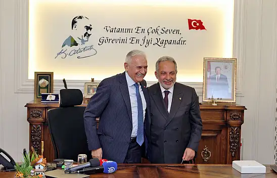 Binali Yıldırım'dan Talas Belediyesi'ne ziyaret