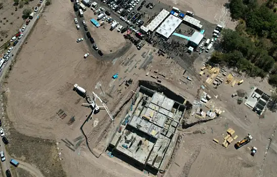 Büyük proje hızla yükseliyor!