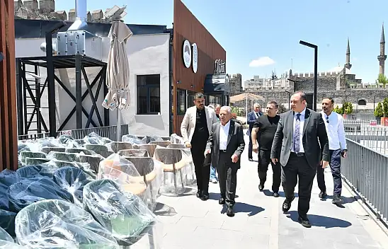 Büyükkılıç, Kayseri mutfağını tanıtacak tesiste inceleme yaptı