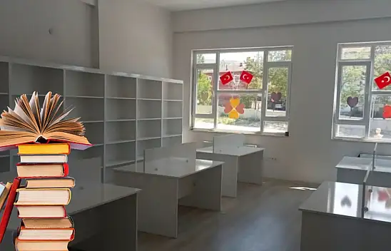 Büyükşehir Belediyesi'nden Akkışla'ya kütüphane yatırımı