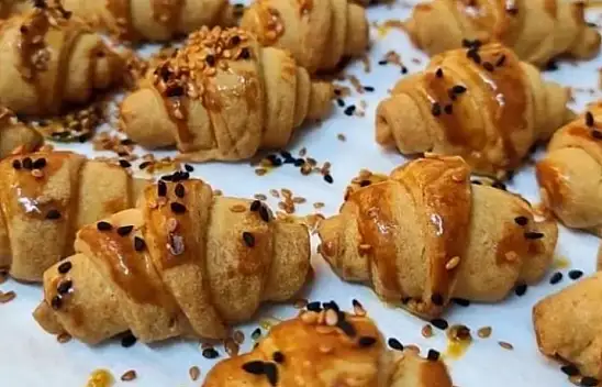 Çay Yanı Kurabiyesi – Mini Tuzlu Kruvasan