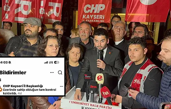 CHP Kayseri İl Başkanı Gözbaşı'nın sosyal medya sayfası ele geçirildi - İşte dikkat çeken açıklama!