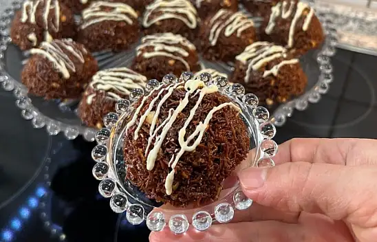 Çikolatalı Kadayıf Topları – Çay Yanı Tatlısı – Tatlı Tarifleri