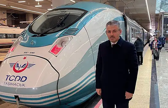 Çopuroğlu'nun hızlı tren paylaşımı Kayseri'de merak uyandırdı!