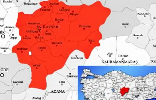 Dikkat - Kayseri haritası yeniden çizilebilir!