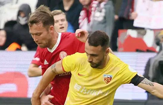 Dikkat! Rakamlar yalan söylemez - Antalyaspor, Kayserispor arasındaki dikkat çeken detay...