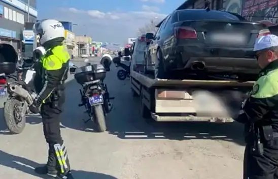 Drift yapanlara binlerce lira ceza!