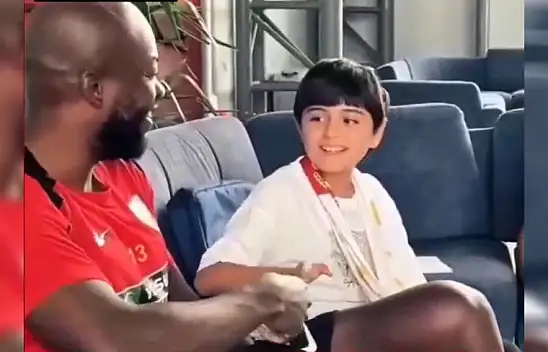 Duygu patlaması yaşandı! Kayserisporlu minik Alparslan hayaline kavuştu...