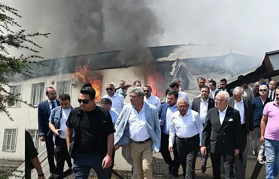 Elitaş Kayseri'ye geldi -Soluğu yangın bölgesinde aldı!