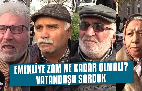 Emekliye zam ne kadar olmalı? Vatandaşa sorduk – Anadolu Haber Sokakta