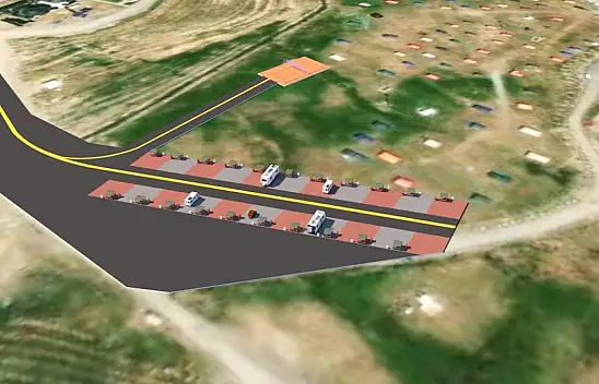 Erciyes Dağı'nda özel karavan alanı oluşturuluyor