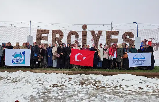 Erciyes Dağı'nı hiç görmemişlerdi!