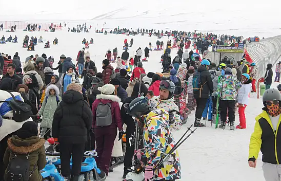 Erciyes'e Rekor Turist Ziyareti!