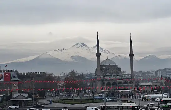 Erciyes Manzarasıyla Büyüledi!