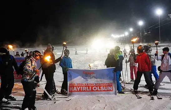 Erciyes'te yeni yıla muhteşem giriş