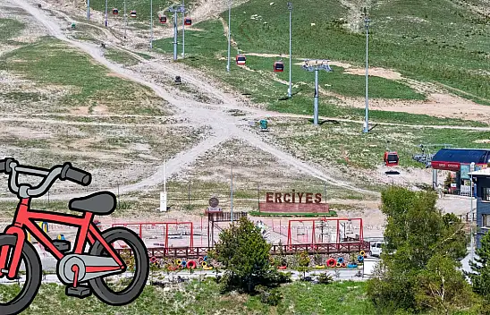 Erciyes'te kayak sezonu bitti: Bisiklet sezonu başladı!