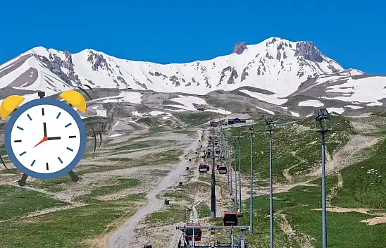 Erciyes'te sezon bitmiyor: Teleferikler için çalışma takvimi belli oldu!