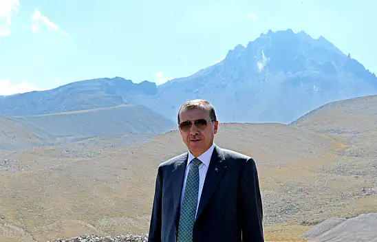 Erdoğan 12 yıl önce Erciyes'in zirvesinde...