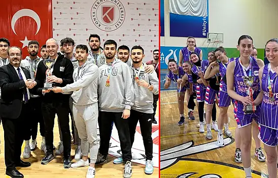 ERÜ basketbol takımlarından büyük başarı!
