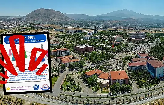 ERÜ duyurdu, araştırmacılar dikkat: Bu bilgilendirme hayati önem arz ediyor!