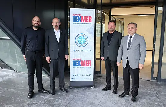 ERÜ ve AGÜ Rektörleri KTO Kayseri TEKMER'i inceledi!