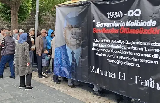 Kayseri'de hayırsever başkan unutulmadı