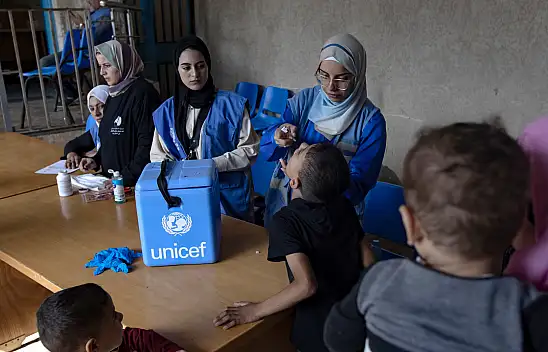 Gazze'de çocuk felci aşı kampanyasının sonuna gelindi