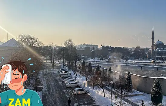 Gelen zamla Kayserili vatandaşlar hamama gitmeden terleyecek!