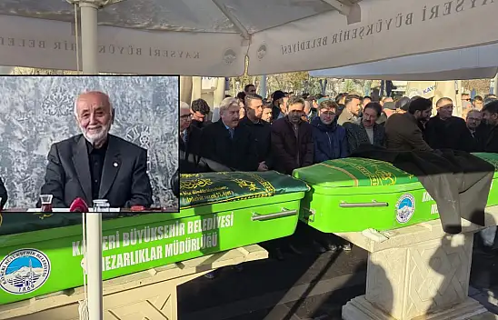 Gönüllü Kültür Kuruluşları Başkanı Ahmet Taş, son yolculuğuna uğurlandı...