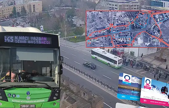 Güzergahlar baştan sona değişti: Kayseri'de toplu ulaşıma Kartal Kavşağı düzenlemesi (25 Mart 2026)