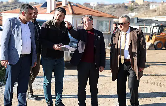 Hacılar'da Yol Çalışmaları Devam Ediyor