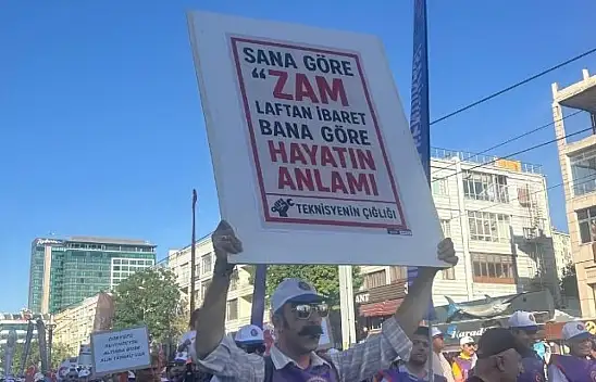 'Hayatın anlamı zam!': Kayseri'de işçilerden dikkat çeken eylem