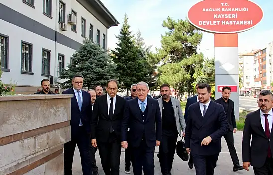 Hulusi Akar'dan Kayseri Devlet Hastanesi'ne ziyaret!
