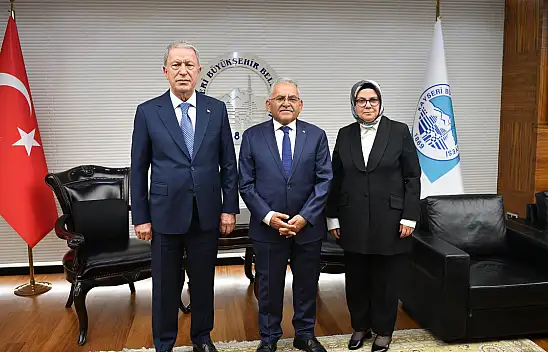 Hulusi Akar ve Ayşe Böhürler'den Başkan Büyükkılıç'a Ziyaret!