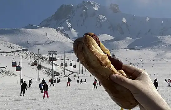İşte Erciyes'teki sucuk ekmek fiyatları