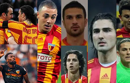 İşte Kayserispor tarihinin en pahalı satışları: 22 futbolcudan tam 66 milyon euro...