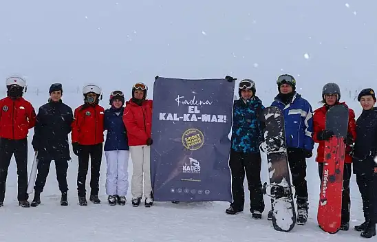 Erciyes'te tatilcilere KADES bilgilendirmesi