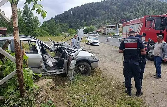 Maraş-Göksun karayolunda kaza: 1 kişi ağır yaralandı