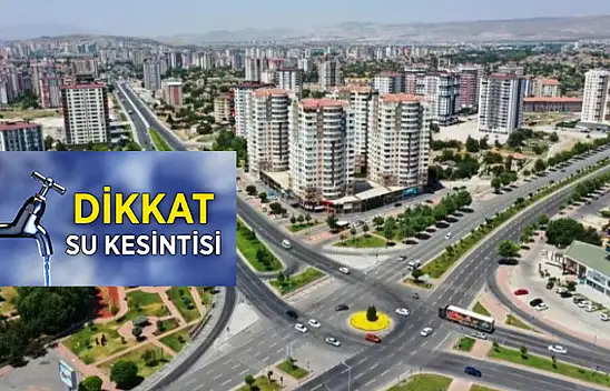 KASKİ Kocasinan İlçesini uyardı - Sular Kesilecek!