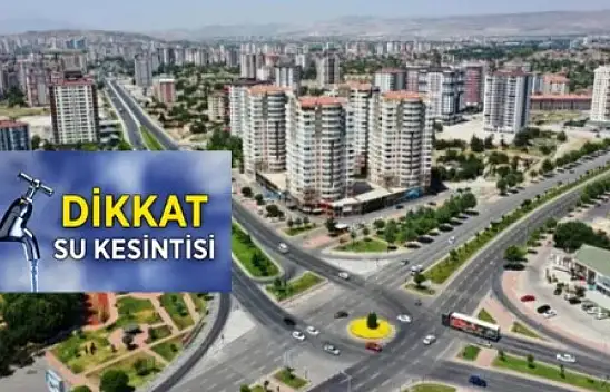 KASKİ Uyardı - O Mahallede Su Kesintisi Yaşanacak!