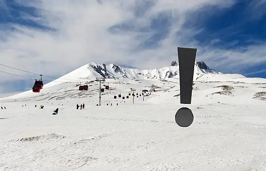 Kayserililer dikkat: Erciyes Kayak Merkezi'nde yeni uygulama başladı!