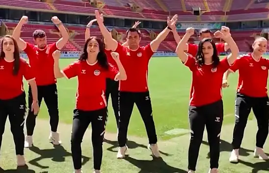 Kayseri Büyükşehir Belediyesi Spor A.Ş.'den Milli Takım'a videolu destek