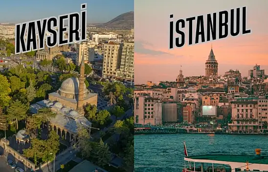 Kayseri Cumhuriyet Meydanı'nda İstanbul detayı: İlk kez öğreneceksiniz!