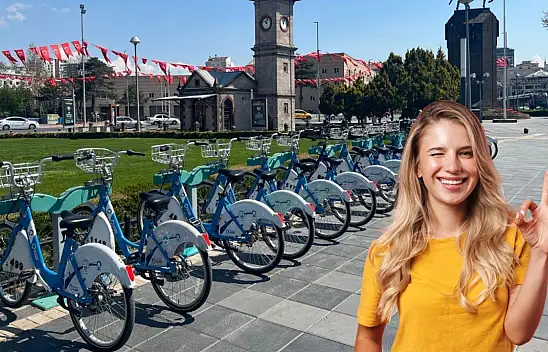Kayseri'de 1000 bisiklet yollarda: Öğrencilerden KAYBİS'e tam not!