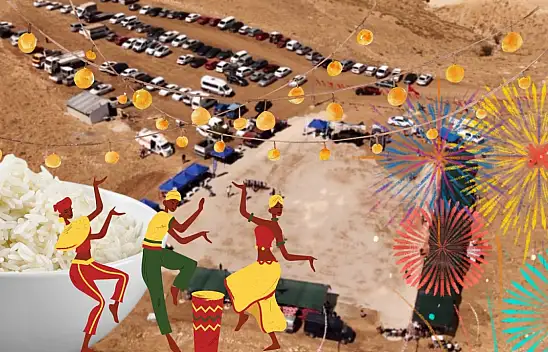 Kayseri'de 1000'i aşkın vatandaş pilav şenliğine akın etti!