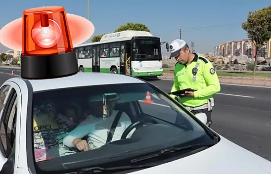 Kayseri'de 2 bin 160 araca cezai işlem uygulandı!