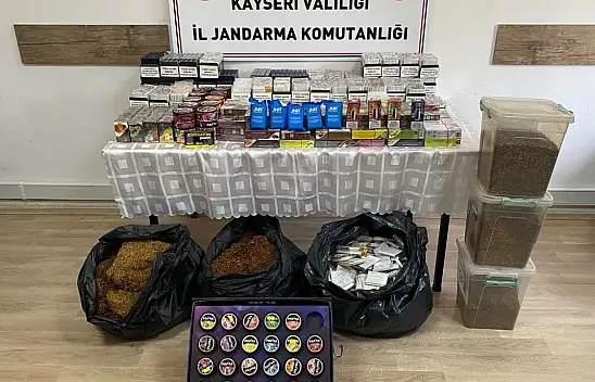 Kayseri'de binlerce makaron ele geçirildi!